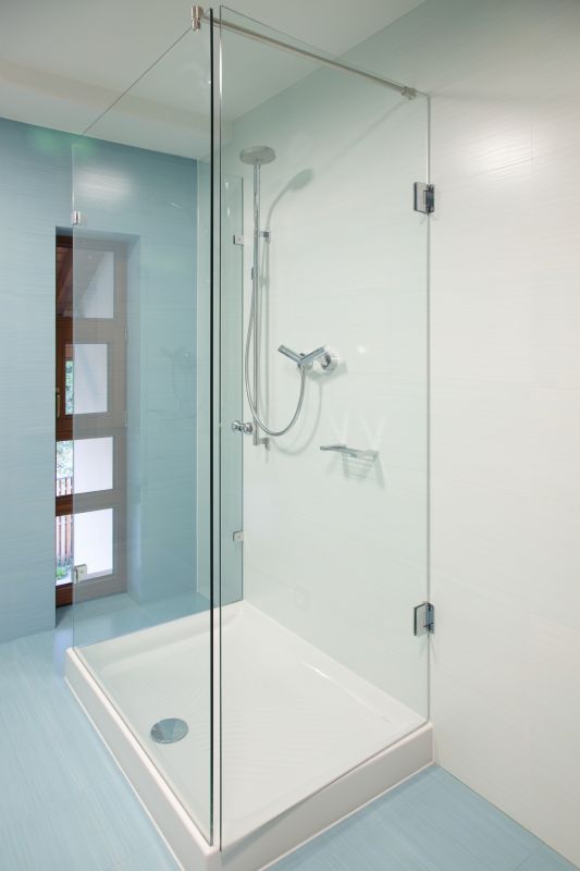 Shower with Modern Fixtures