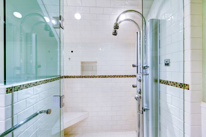 Luxury Shower with Tiled Walls