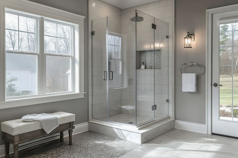 Elegant Shower with Multiple Heads